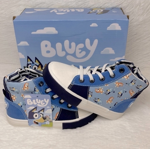 🔹️Bluey 🔹️- Toddler Hightop Sneaker - Bluey - Blue NWT! ✨️💙 - Picture 5 of 9